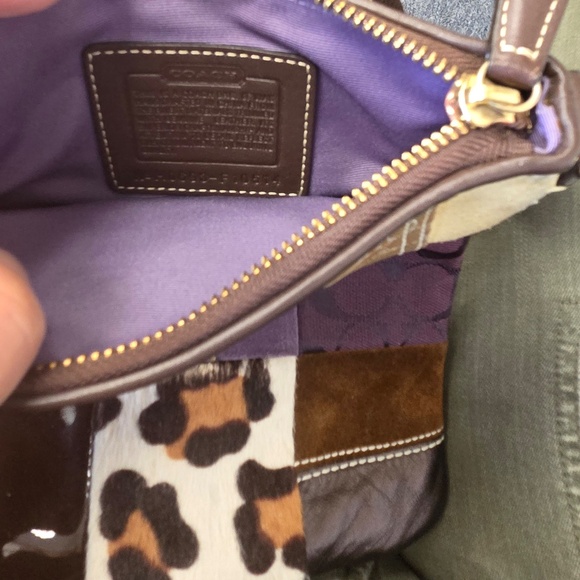 Coach 2006 Purple Y2K Patchwork Crossbody - Picture 4 of 4
